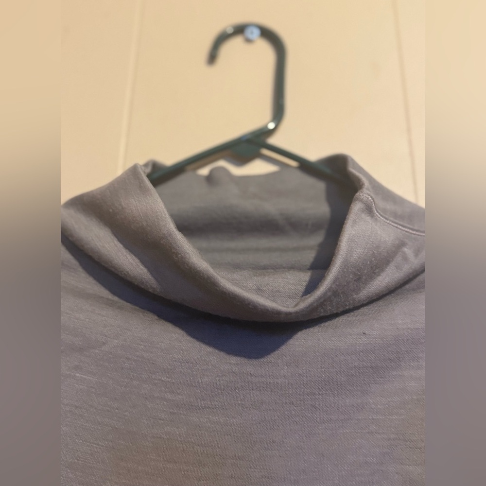 LULULEMON W 10 Principal Dancer Funnel Neck Sweater Gray *SIZE TAG REMOVED‎ - Picture 5 of 9